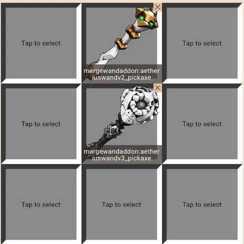 Крафт палочки могущества