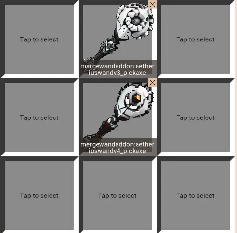 Крафт синий палочки могущества