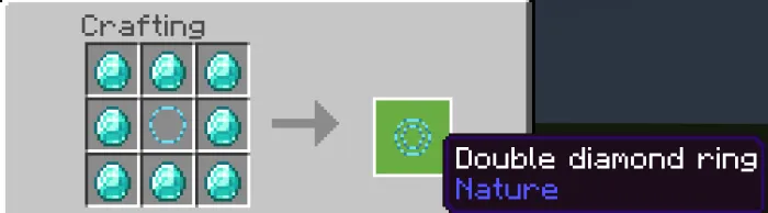 Двойное кольцо с брилиантами