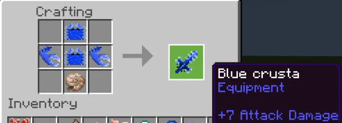 Крафт голубой ракушки