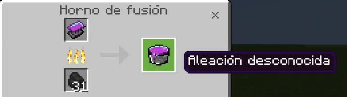 Получение неизвестного сплава