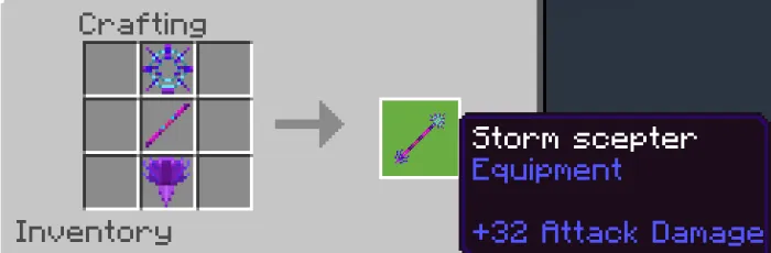 Крафт скипетра шторма