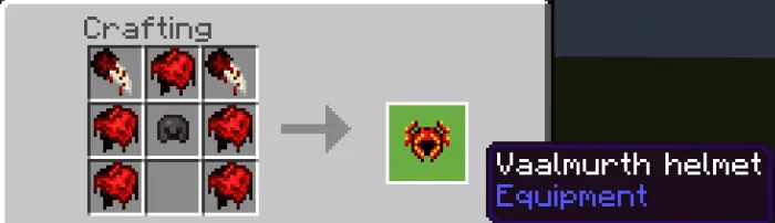 Крафт шлема ваалмурта