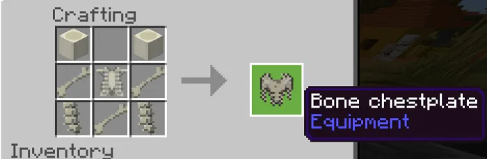 Крафт костяного нагрудника