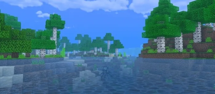 Озеро с дневным режимом