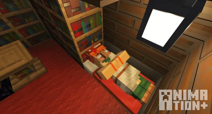 деревенский житель спит