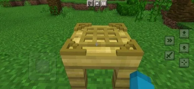 Вид бамбукового стола