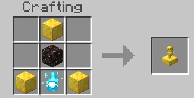 Крафт трофея пиглина