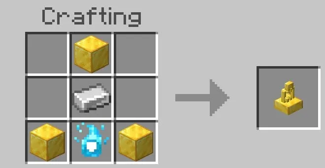 Крафт трофея железного голема