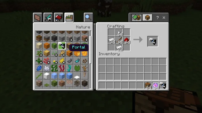 Крафт портальной пушки