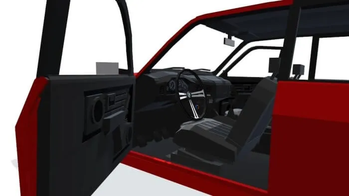 Открытые двери автомобиля