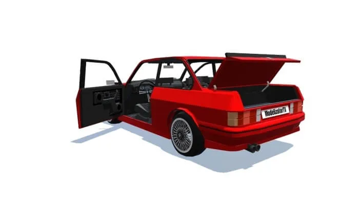 Вид автомобиля сзади