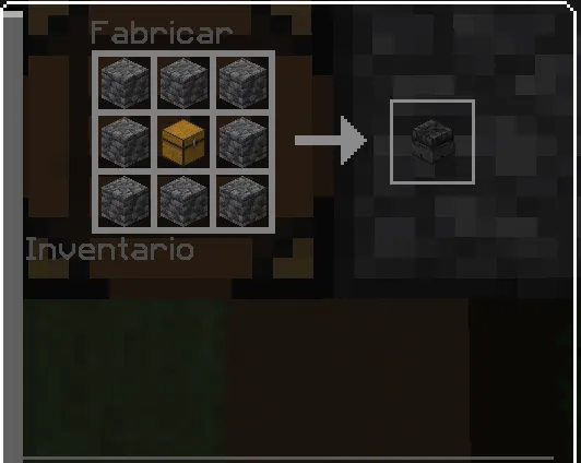 Крафт каменного сундука