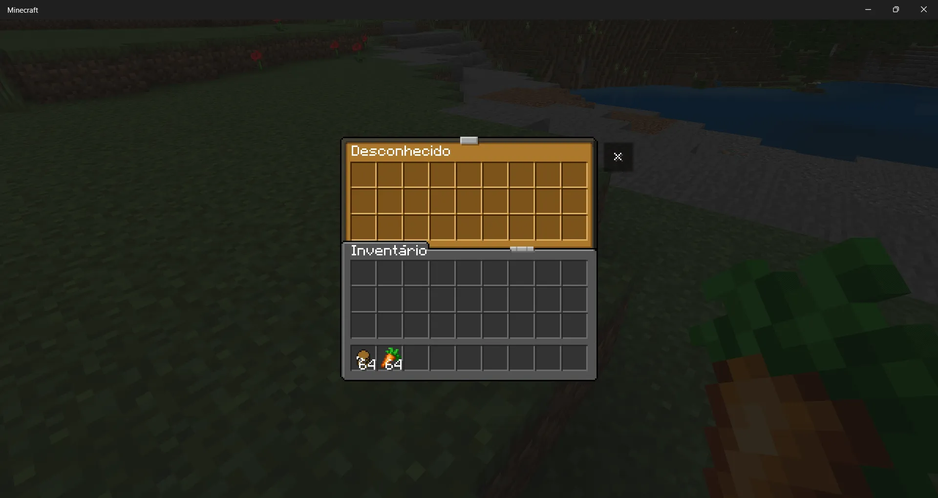 Интерфейс сундука