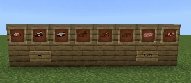 Кусочки тортов