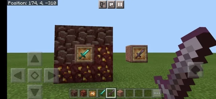 Незеритовый меч ву игрока