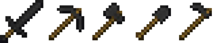 Инстурменты из угля