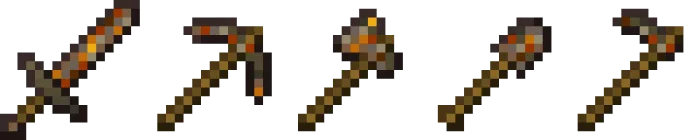 Инструменты из огненных снарядов