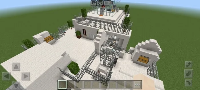 Белый дом вид сверху