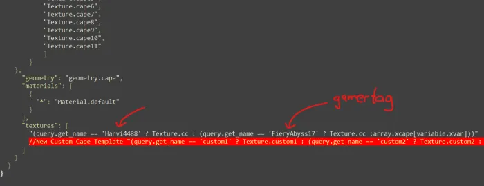 Изменение тега игрока