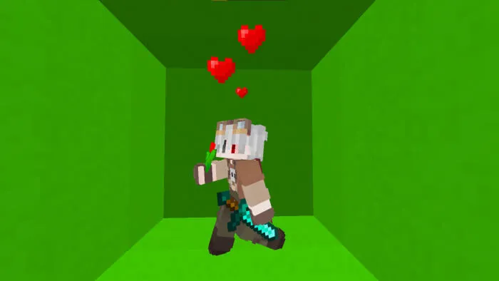 Игрок шлет сердечки