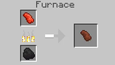 Приготовленное мясо волка