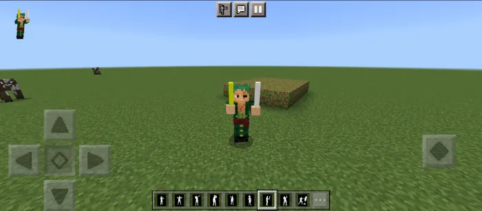 Игрок показываетпалки