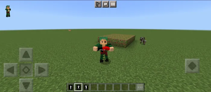 Игрок растягивает предмет