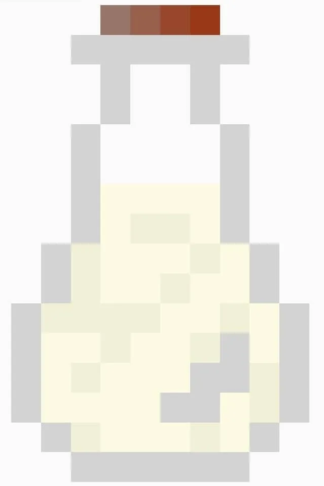 Большая бутылка с молоком