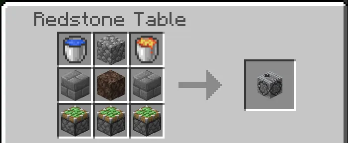 Крафт фермы булыжника