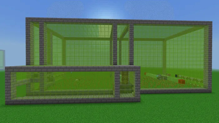 Крафт большой бамбуковой фермы