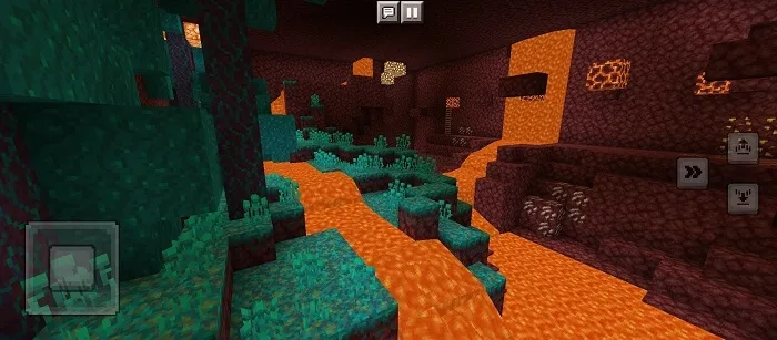 Паркур в Искаженном биоме