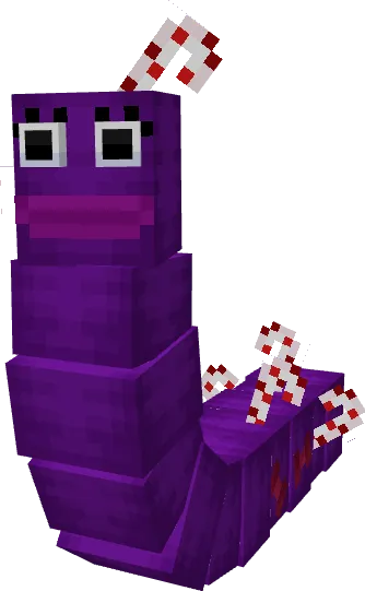 Фиолетовый червь