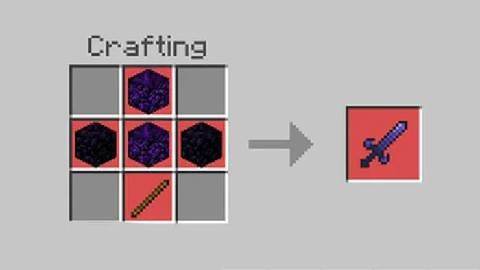 Крафт меча ночного света