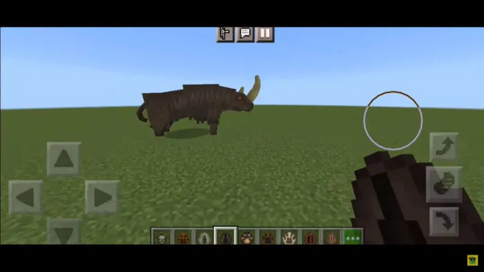 Вид шерстистого носорога