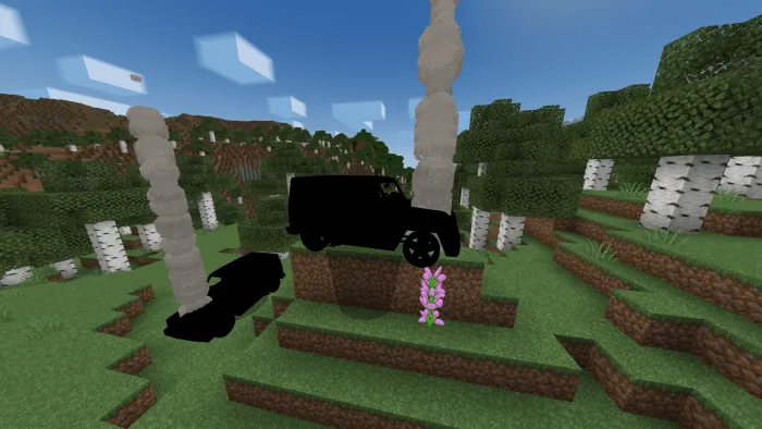 Взорванный мерседес