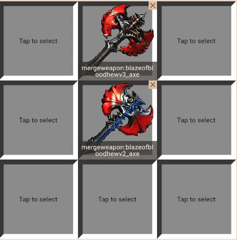 Крафт разноцветного топора