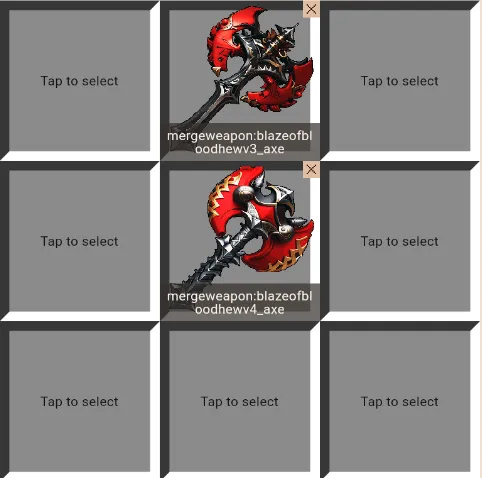 Крафт сине-красного топора