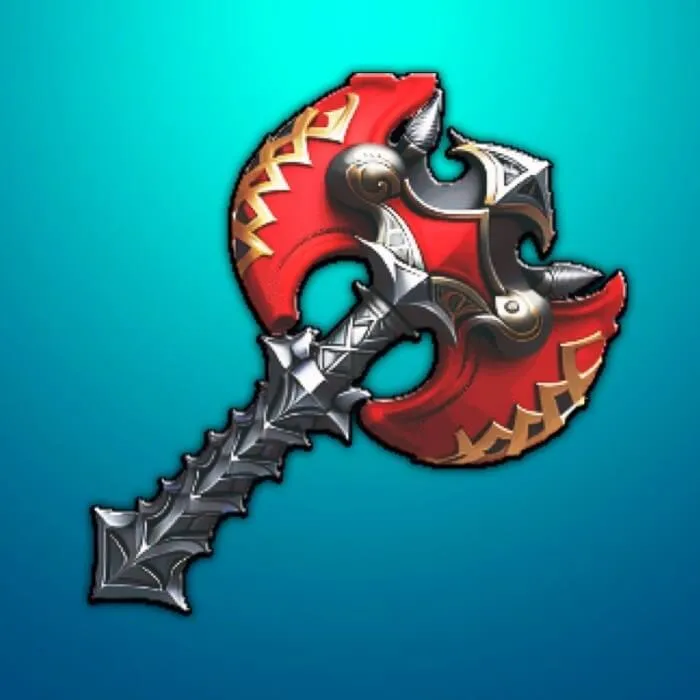 Топор с узорами