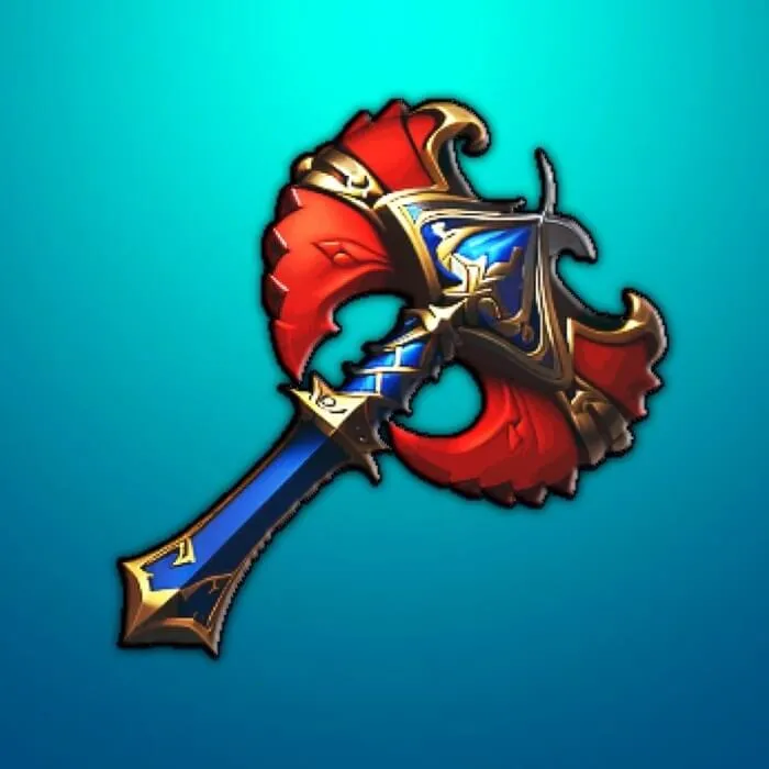 Сине-красный топор