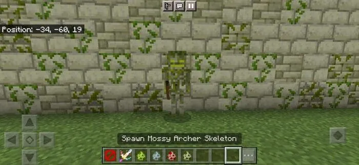 Мшистый скелет лучника