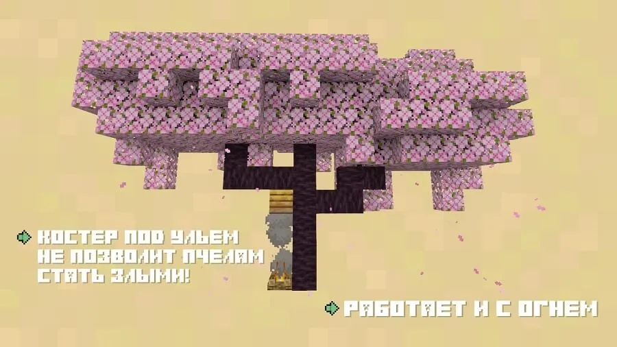 Улей и костер под ним