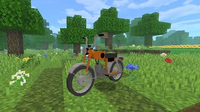 Скриншот мопеда