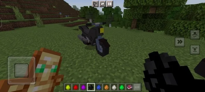 Черный мотоцикл