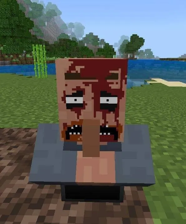 Статуя монстра деревни