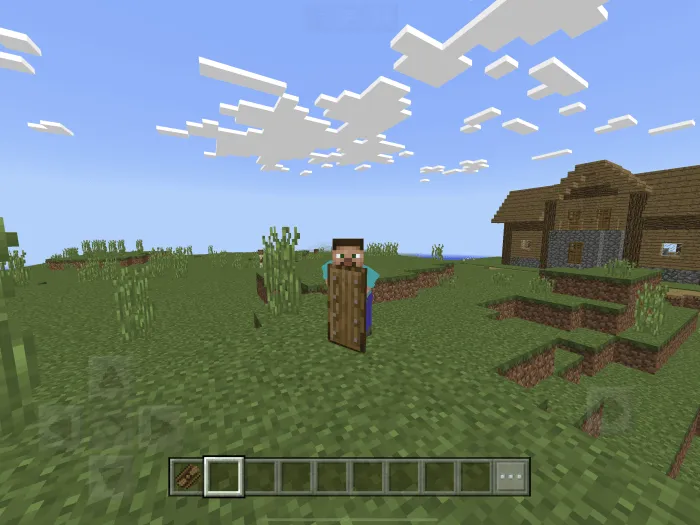 Деревянный щит