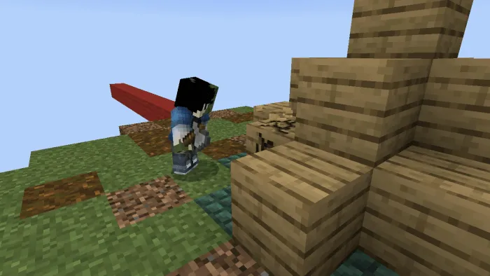 Игрок охотиться на кролика