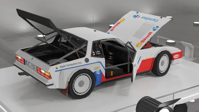 Полностью открытый порш