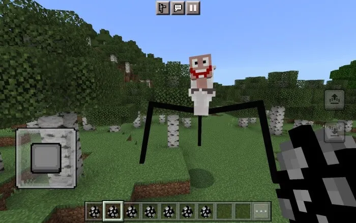 Монстр Паук Скибиди туалет