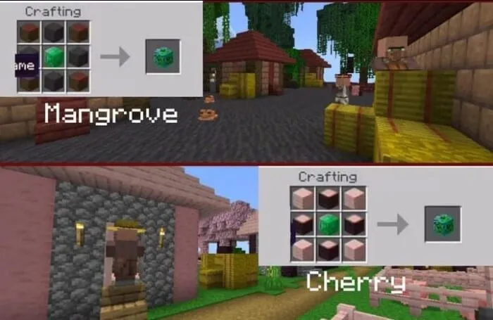 Рецепт блоков создания деревень